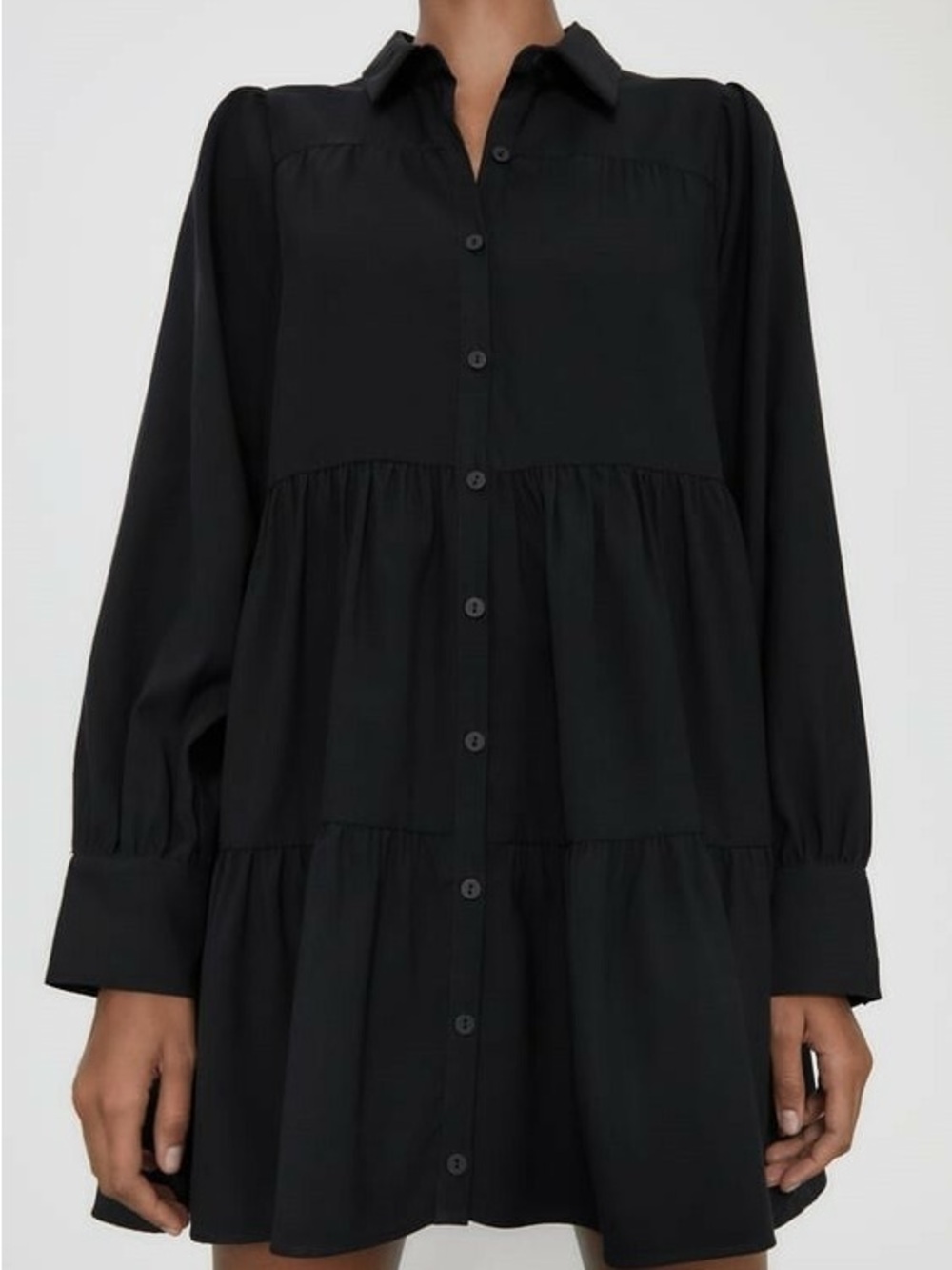 Zara tiered babydoll dress
